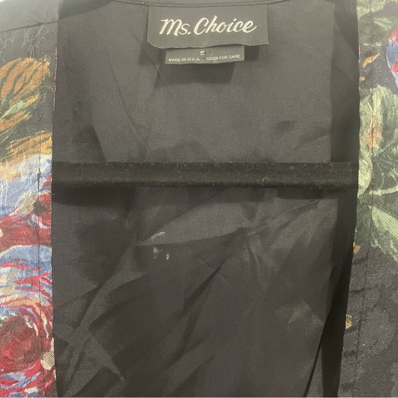 Vintage Ms. Choice Size Small Floral vest - Picture 3 of 7